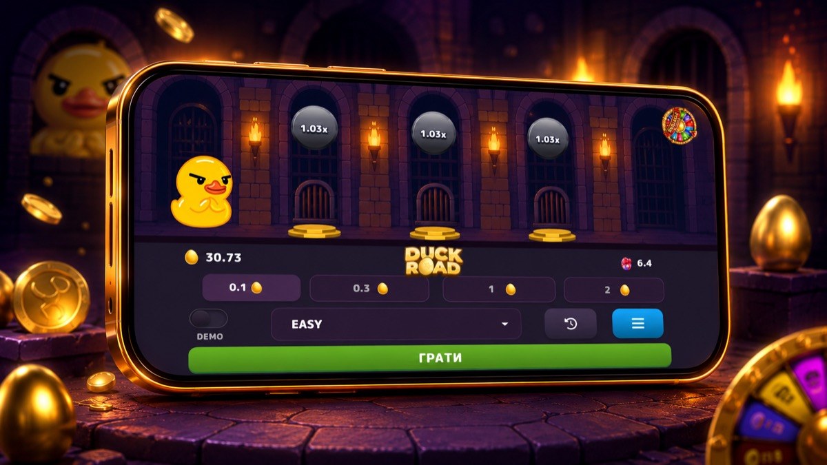 Telegram-гра Duck Road, у якій гравці обмінюють золоті яйця на TON