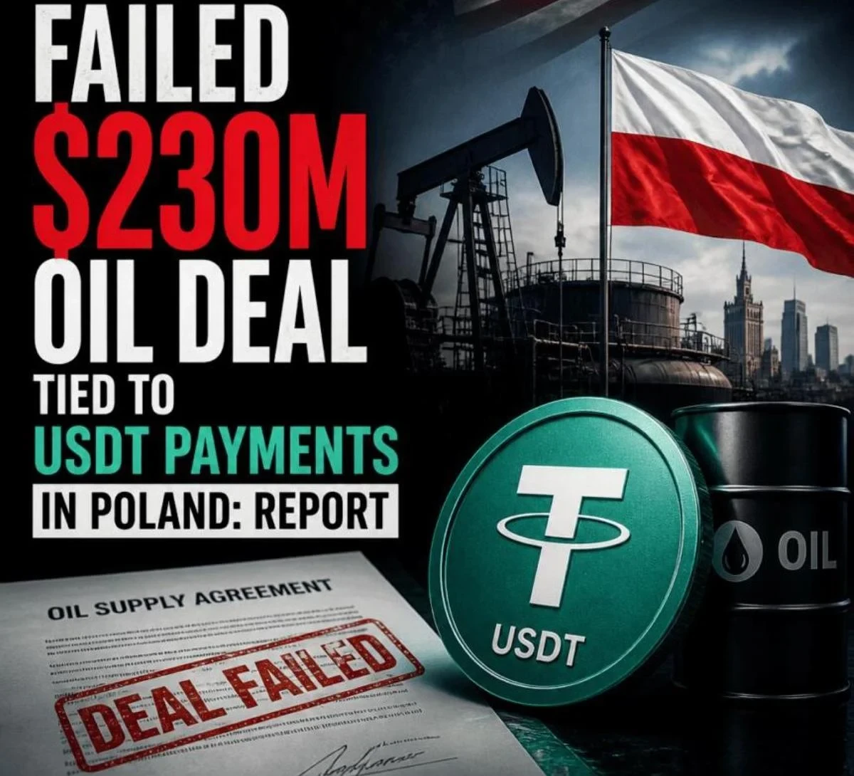 Флешки та USDT: польська держкомпанія втратила $230 млн на нафтовій криптосхемі