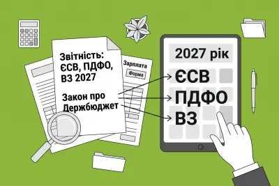 Податки на зарплату – 2027: розміри ЄСВ, ПДФО та ВЗ згідно проєкту Закону про Держбюджет №16000