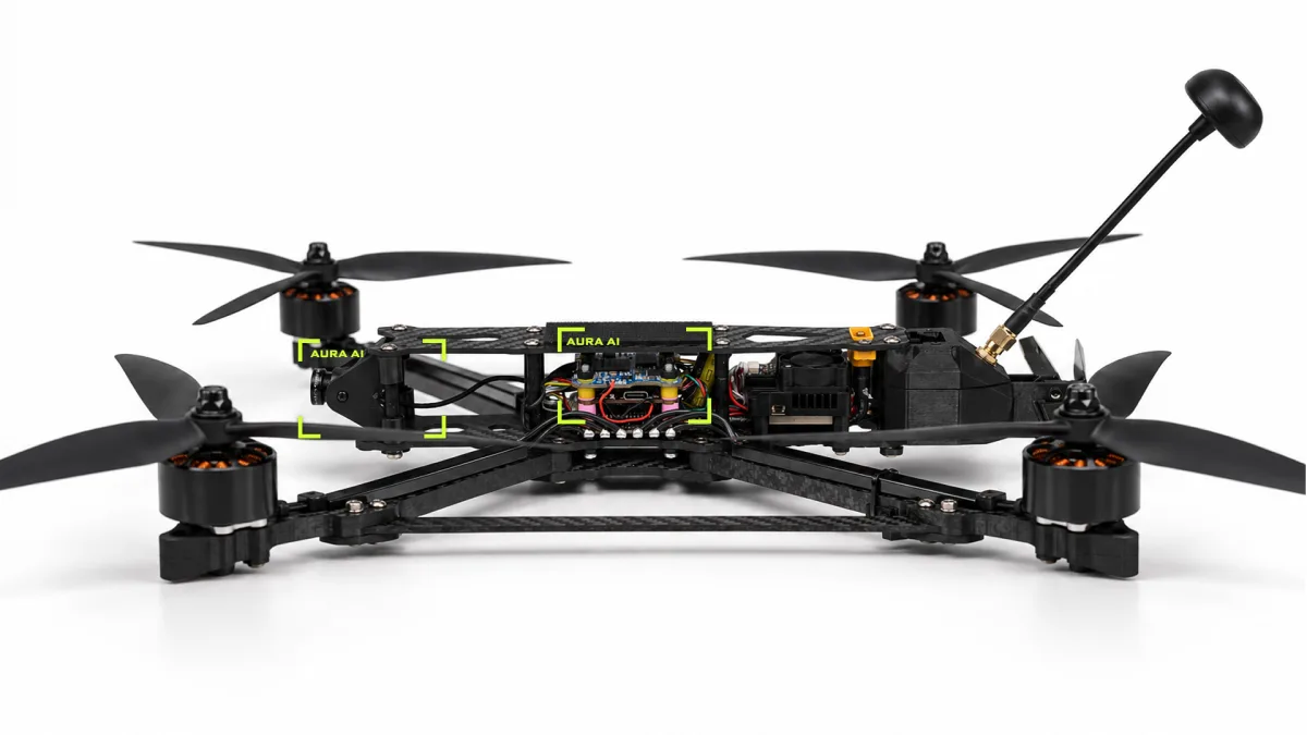 TAF Industries інтегрувала ШІ-модуль у FPV-дрон "Колібрі 10 Advance"