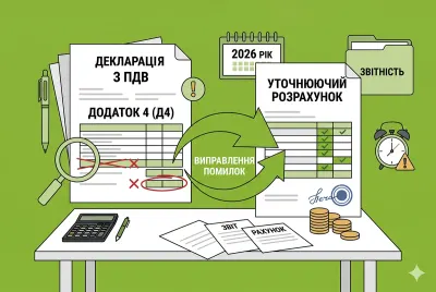 Помилка у додатку 4 (Д4) до декларації з ПДВ: як її виправити